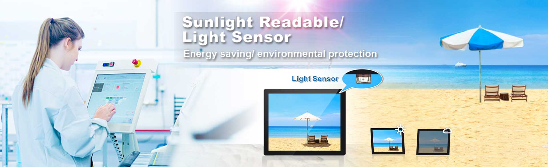 Sunlight Readable High Bright LCD Monitors